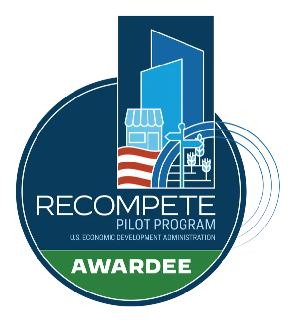 U.S. Economic Development Administration Recompete Pilot Program Awardee badge